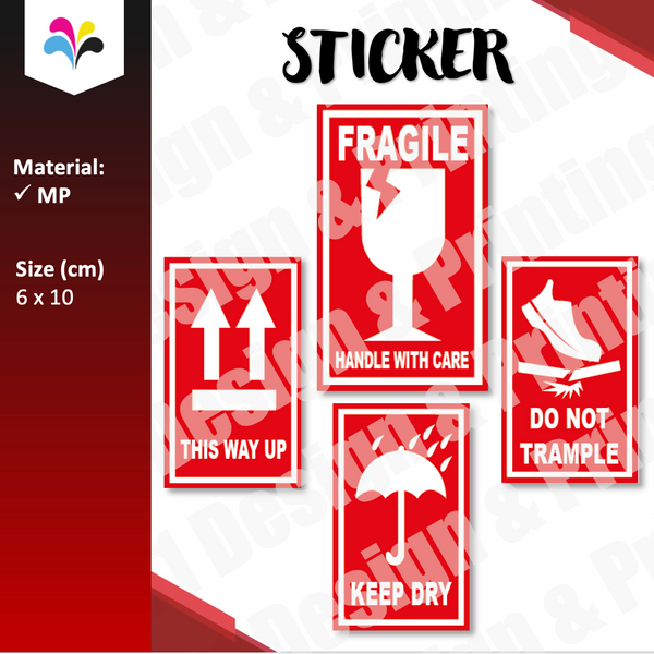 Handling Instruction Sticker