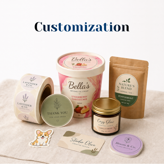 Customise Sticker (Design & Printing)