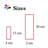 Push Pull Door Sticker (Red)