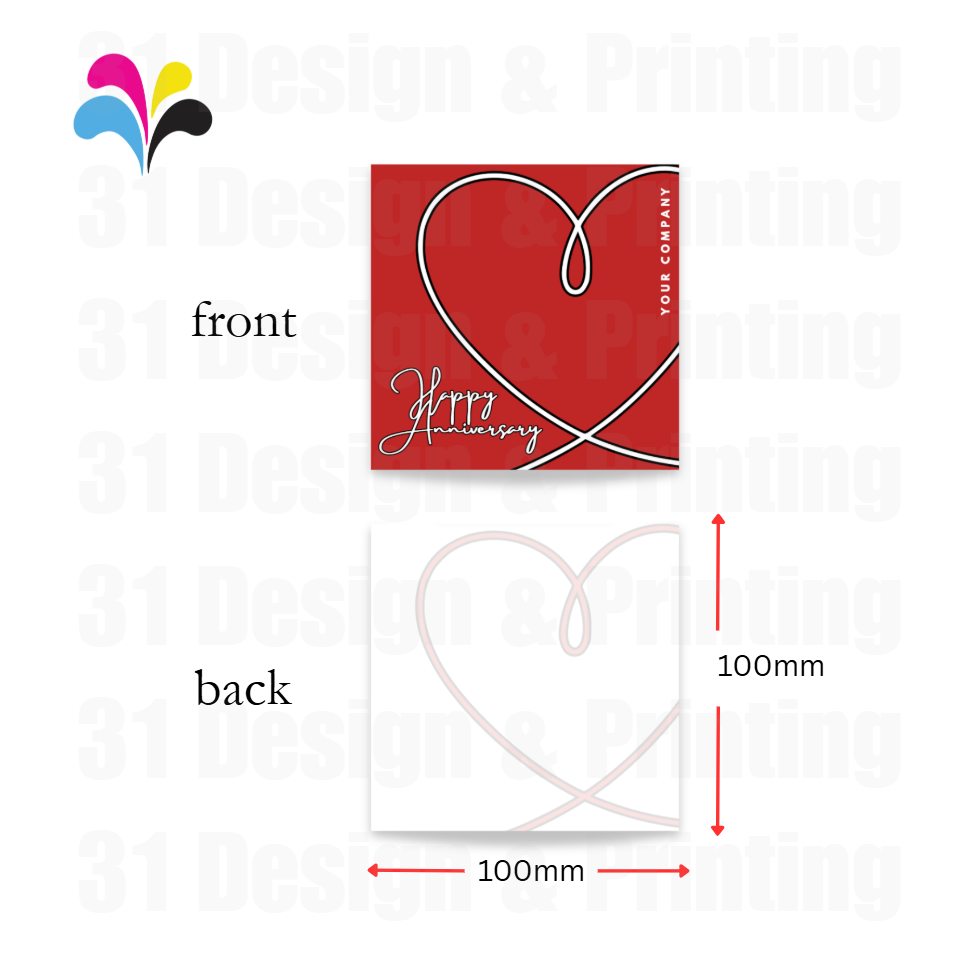 Custom Anniversary Card (Line)