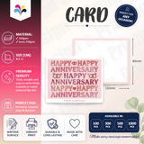 Custom Anniversary Card (Words)