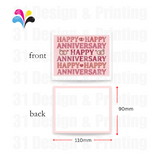 Custom Anniversary Card (Words)