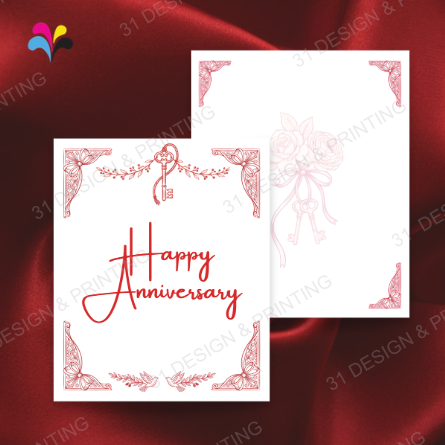 Lace Anniversary Card