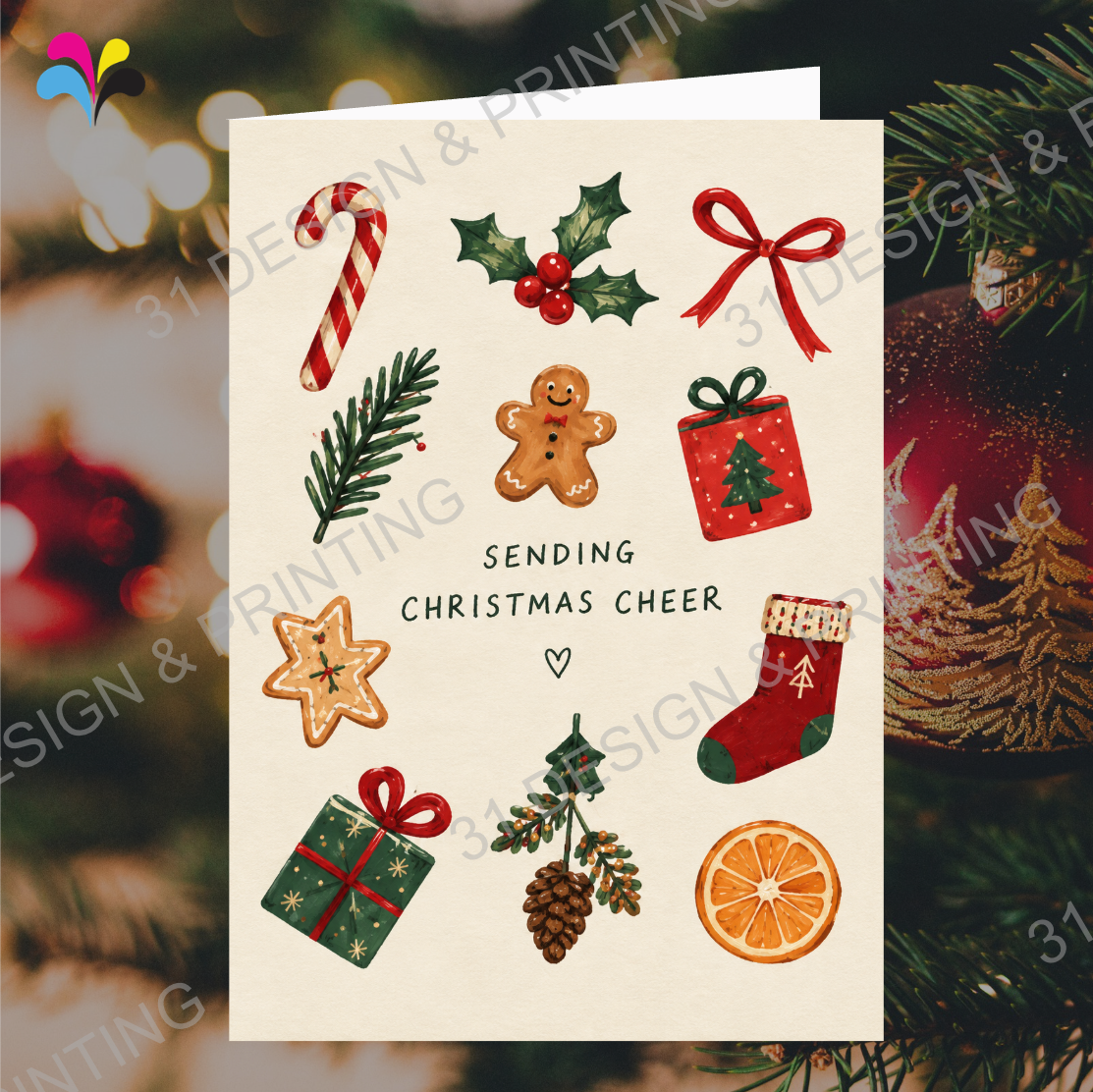 Christmas Elements Card
