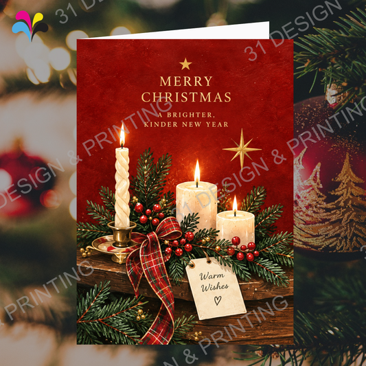 Christmas Candle Card