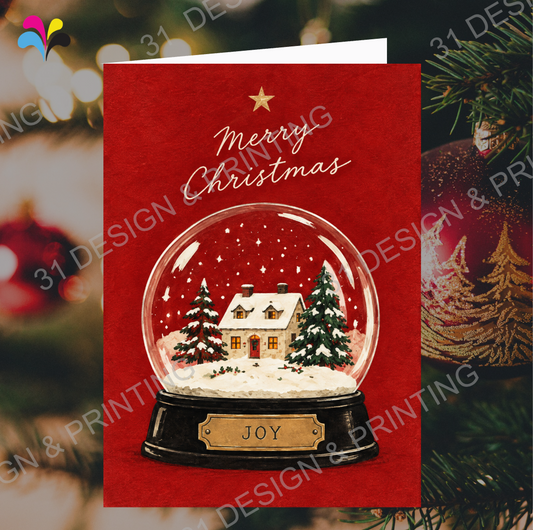 Christmas Globe Card