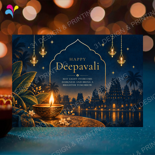 Temple Deepavali Card