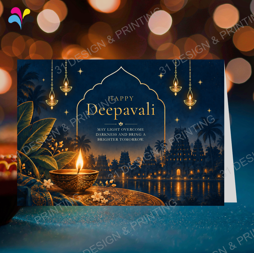 Temple Deepavali Card