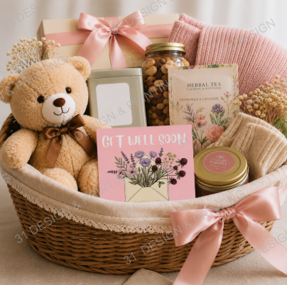 Flower Envelope Get Well Soon Card