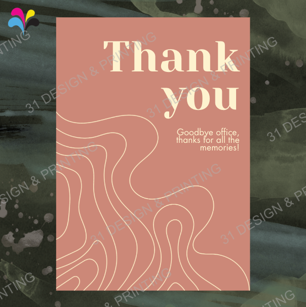 Goodbye Office Farewell Card