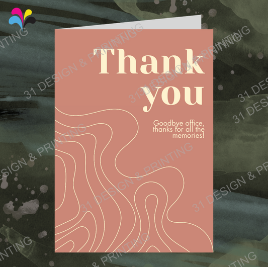Goodbye Office Farewell Card