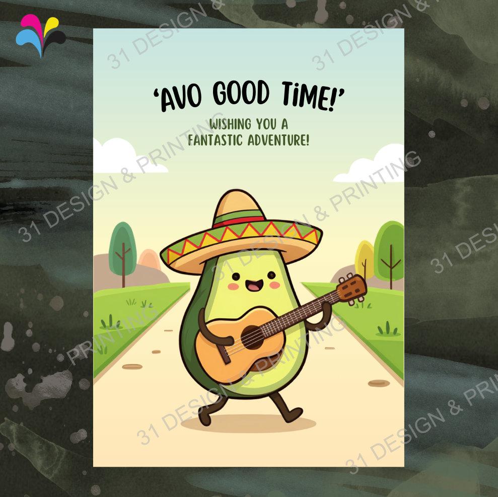 Avo Good Times Farewell Card