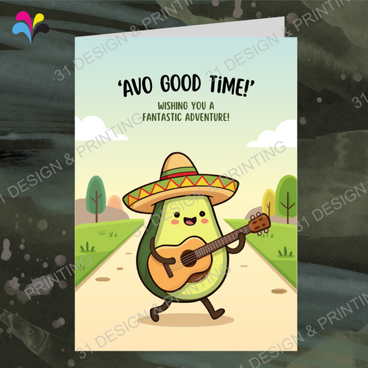 Avo Good Times Farewell Card