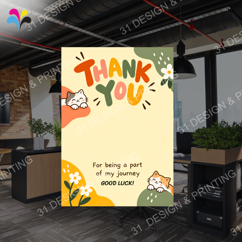 Lucky Charm Farewell Card