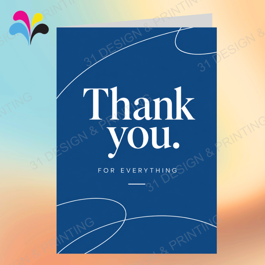 Navy Ins Thank You Card