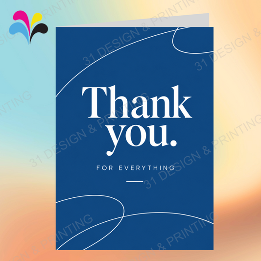 Navy Ins Thank You Card