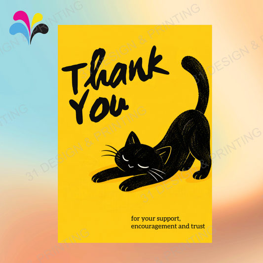 Cat Ins Thank You Card