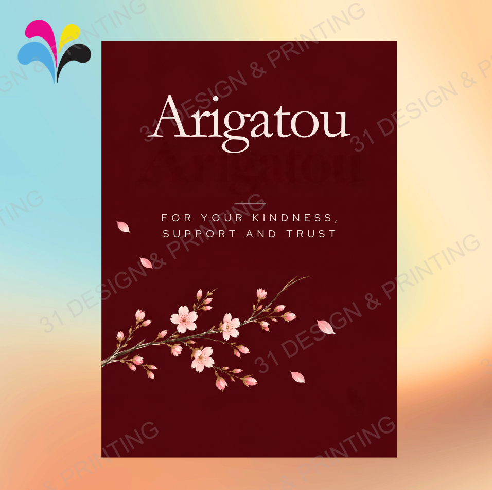 Arigatou Ins Thank You Card