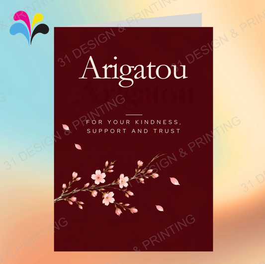 Arigatou Ins Thank You Card