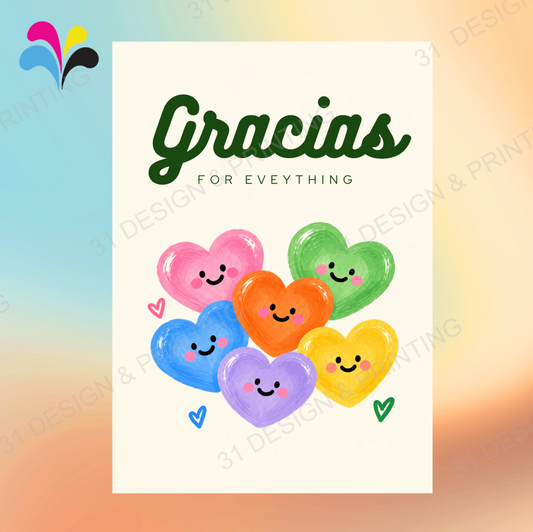 Gracias Ins Thank You Card