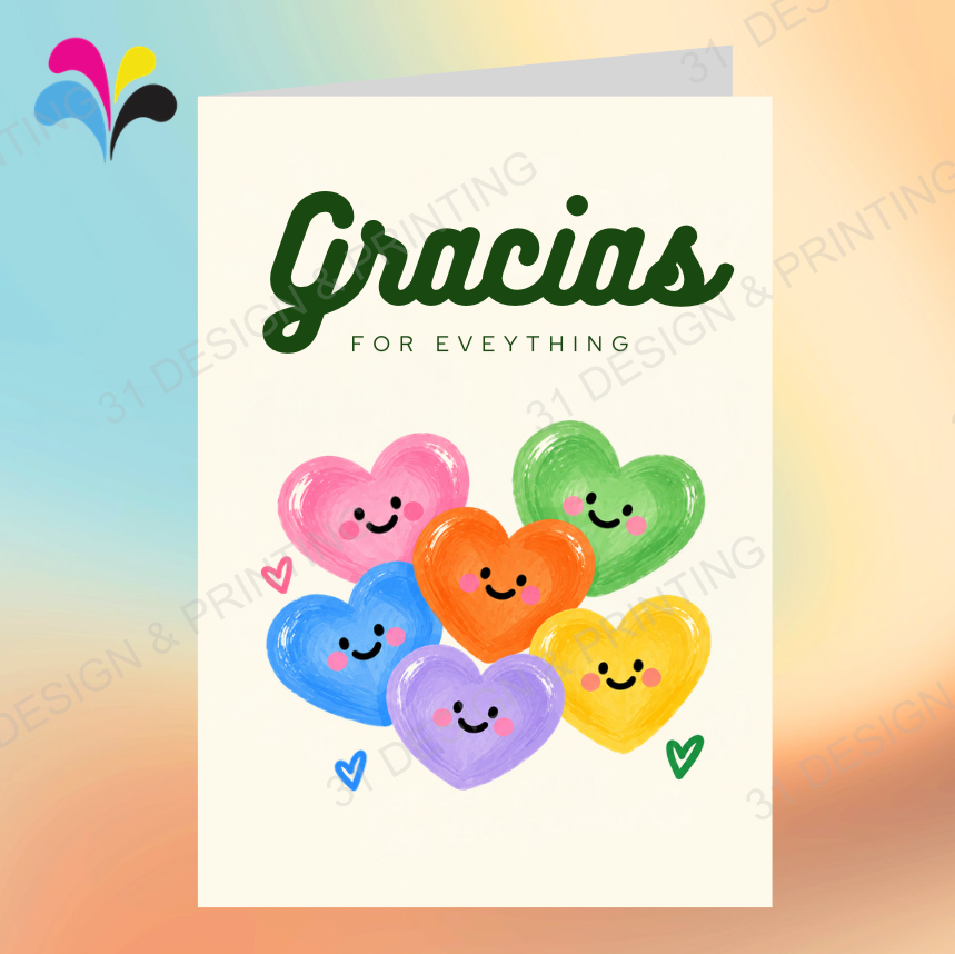 Gracias Ins Thank You Card