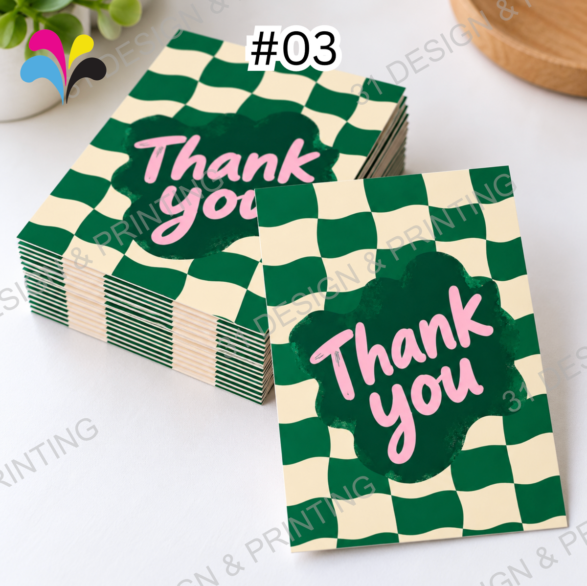 20pcs Bundle Thank You Card