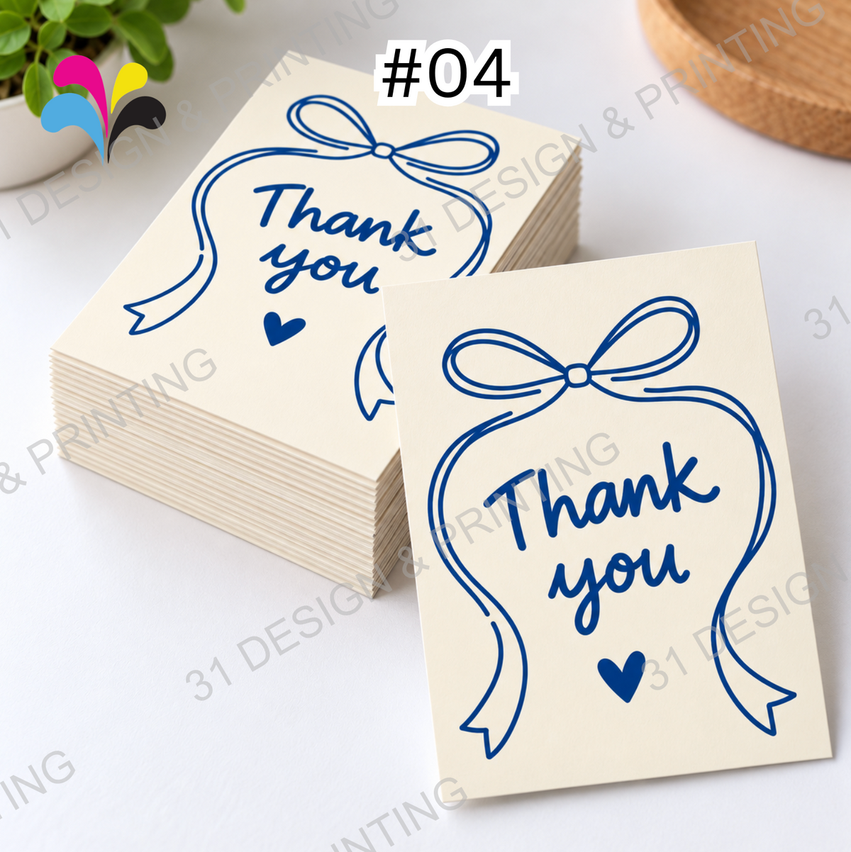 20pcs Bundle Thank You Card