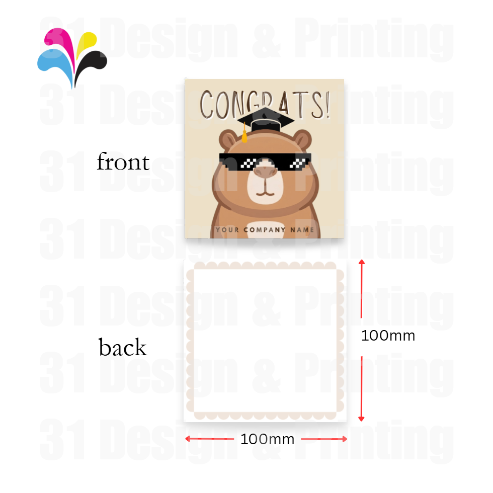 Custom Congratulations Card (Capybara)