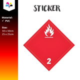 DG Label Class 2 Sticker