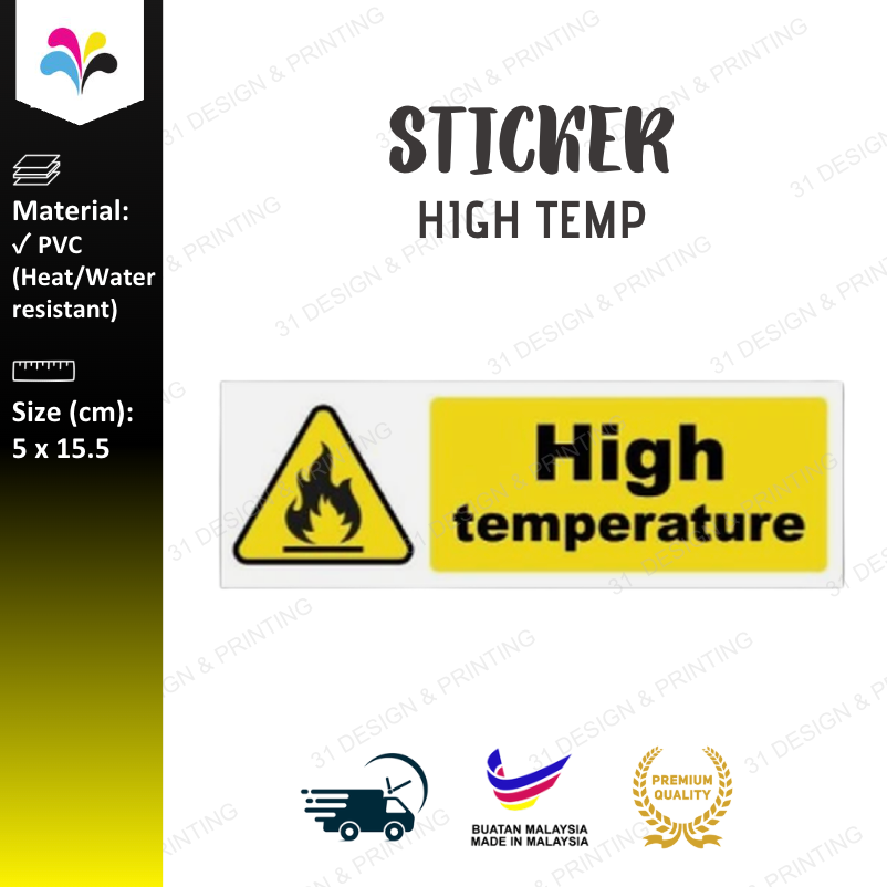 High Temperature Label Sticker
