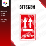 This Way Up Sticker (Vertical)