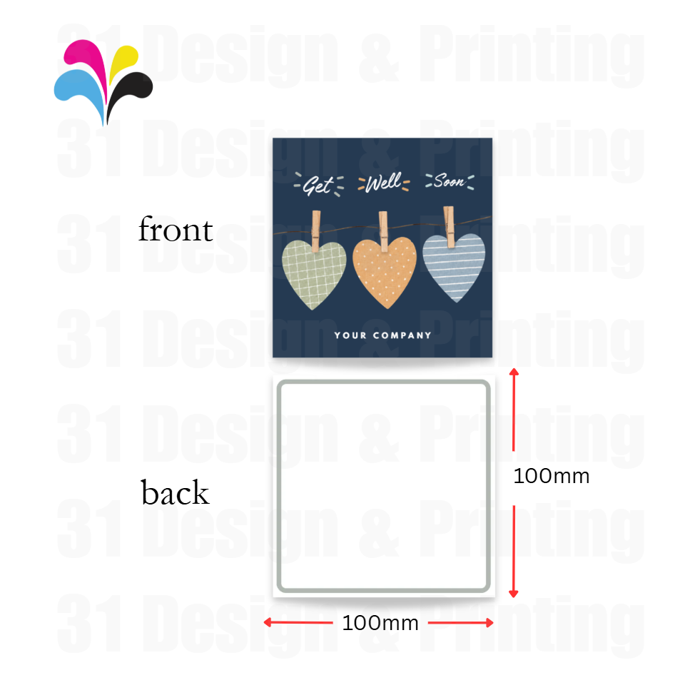 Custom Get Well Soon Card (Clip)