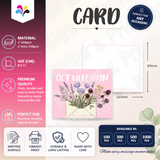 Custom Get Well Soon Card (Envolope)