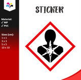 GHS Specific Toxicity Pictogram Sticker